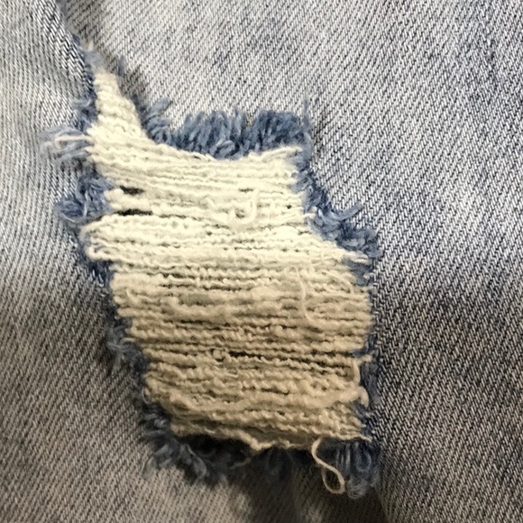 NY & Company SOHO boyfriend jeans distressed cropped stretch - Picture 7 of 9